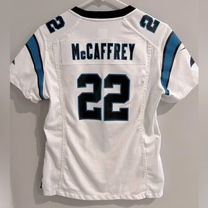 Women's Nike Christian McCaffrey White Carolina Panthers Game Jersey